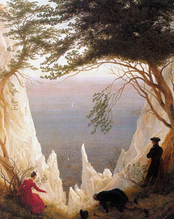 Caspar David Friedrich Chalk Cliffs on Rugen (mk09)